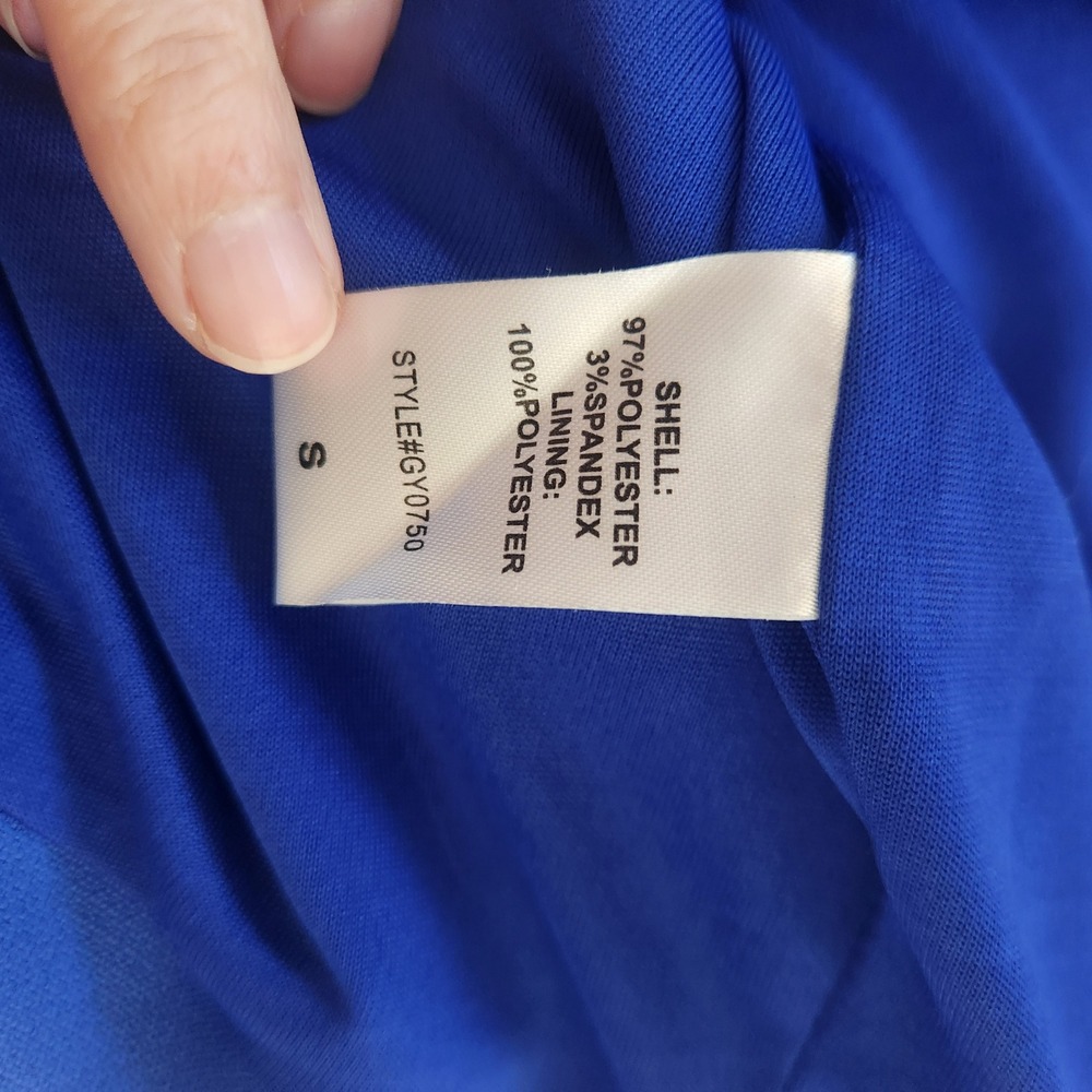 DO+BE One Shoulder Mini Dress Women Blue Ruffle Cocktail Dress, Size S - Picture 6 of 9